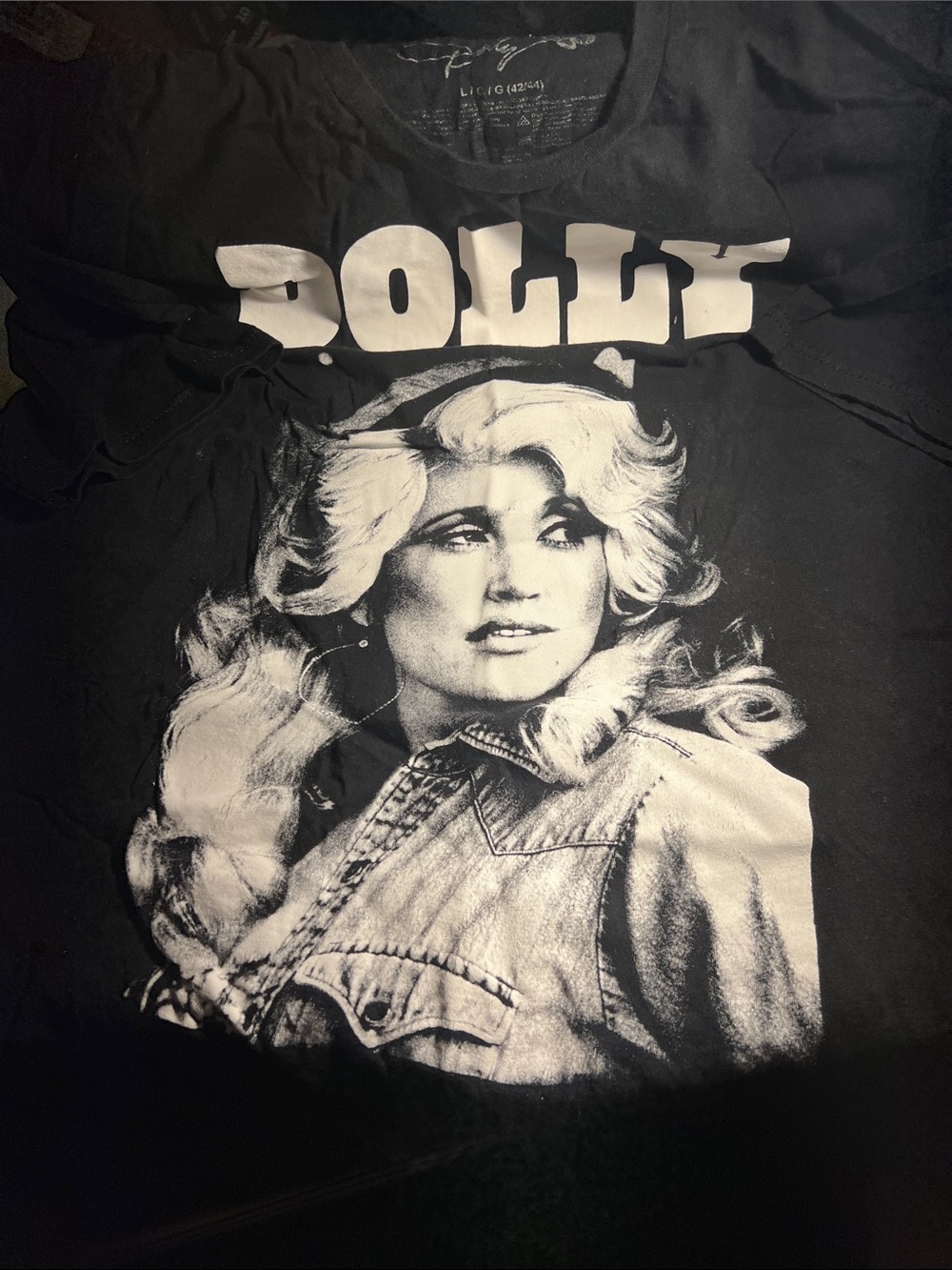 Unisex Black Dolly Portrait Short Sleeve Tee